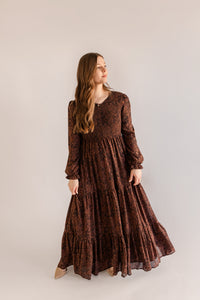 Aurora Floral Long Sleeve Maxi Dress