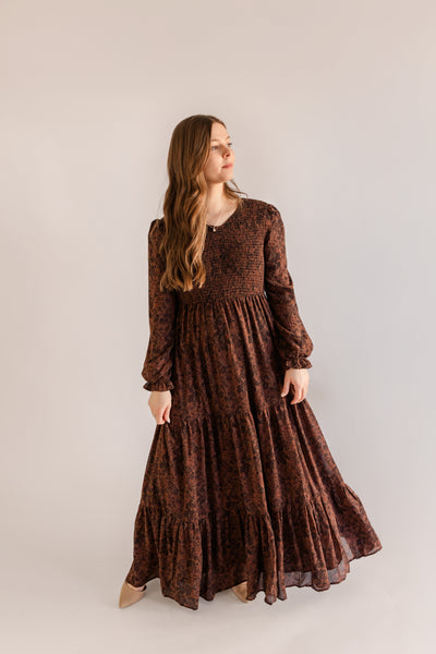 Aurora Floral Long Sleeve Maxi Dress