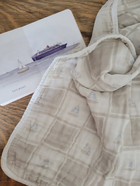 Quilted Sailboat Blanket