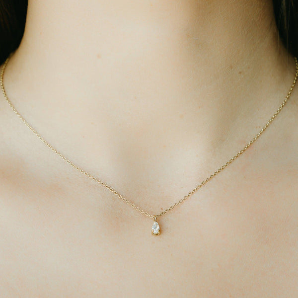 The Celeste Teardrop Necklace