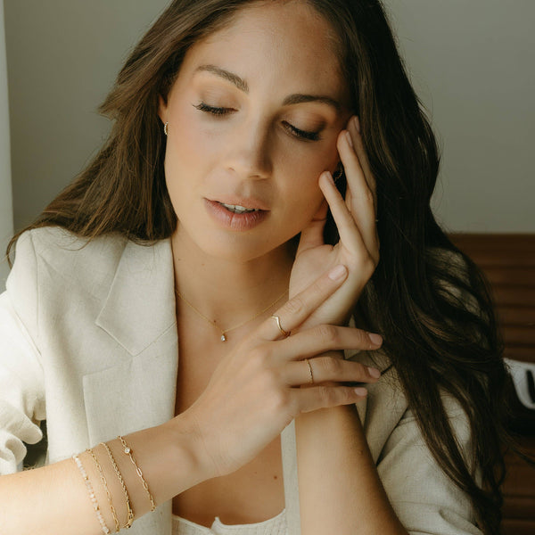The Celeste Teardrop Necklace
