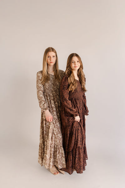 Aurora Floral Long Sleeve Maxi Dress