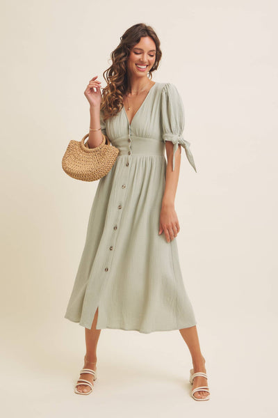 Sage Midi Dress