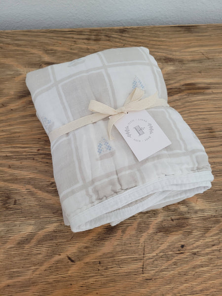 Quilted Sailboat Blanket