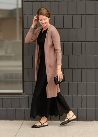 Essential Long + Soft Cardigan