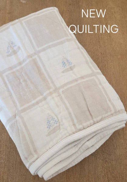 Quilted Sailboat Blanket