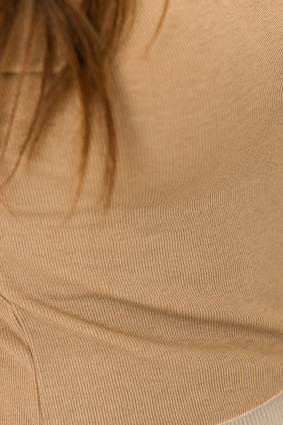 Ribbed Knit Tee