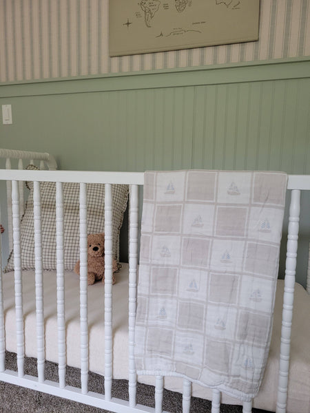 Quilted Sailboat Blanket