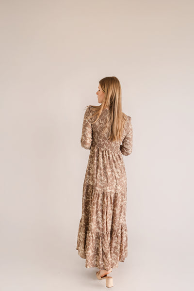 Aurora Floral Long Sleeve Maxi Dress