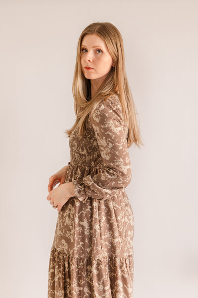 Aurora Floral Long Sleeve Maxi Dress