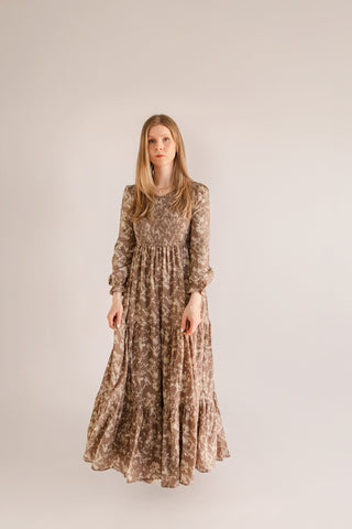 Aurora Floral Long Sleeve Maxi Dress