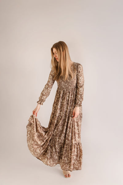 Aurora Floral Long Sleeve Maxi Dress