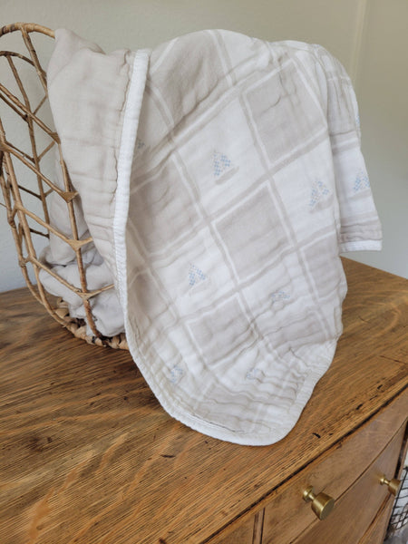 Quilted Sailboat Blanket