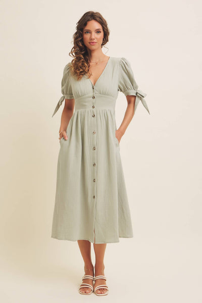 Sage Midi Dress