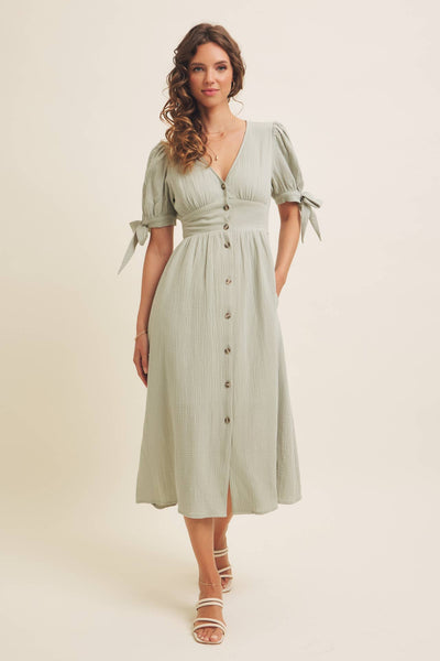 Sage Midi Dress