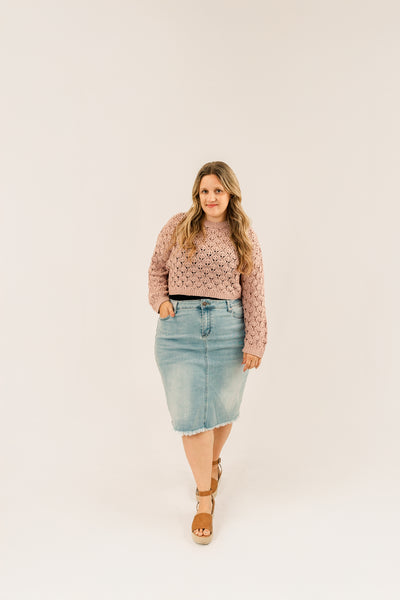 Drew Denim Skirt