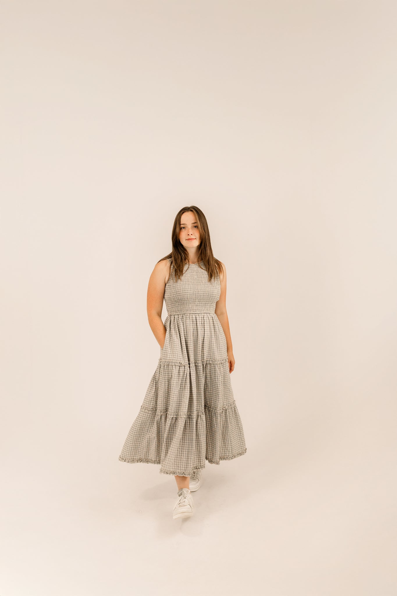 Elsie Gingham Dress