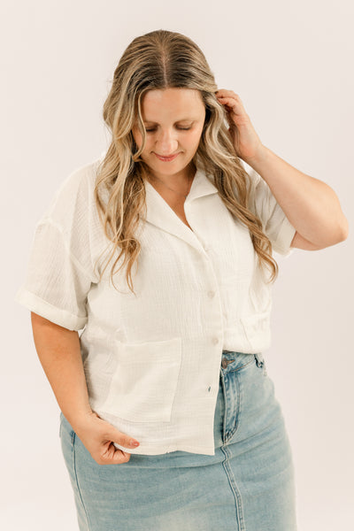 Harper Collared Top
