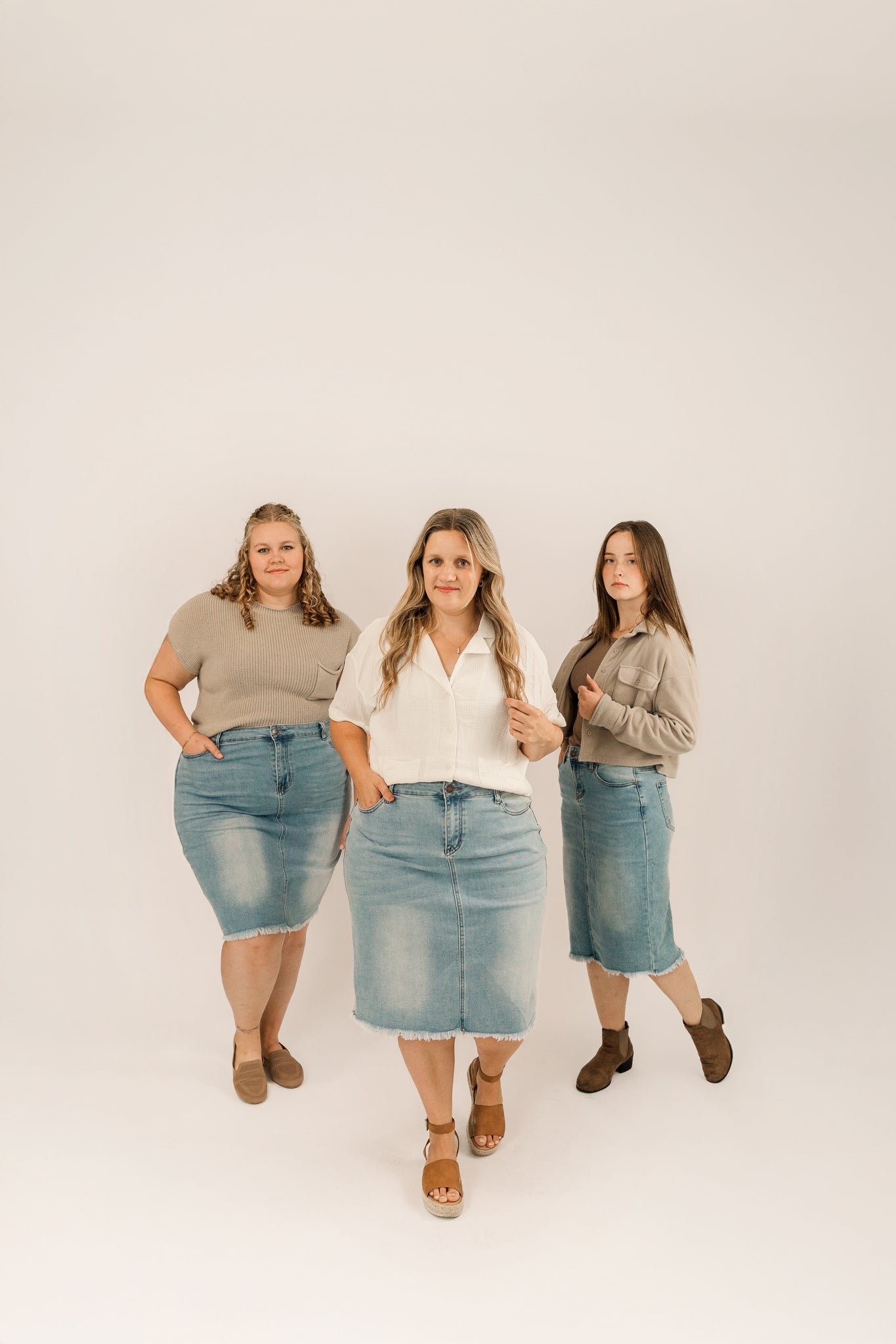 Drew Denim Skirt