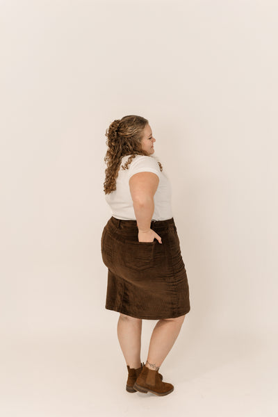 Corduroy Skirt