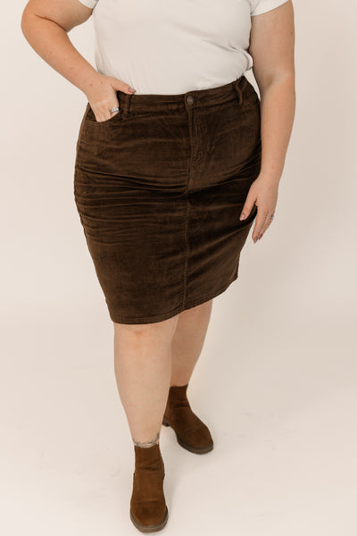Corduroy Skirt