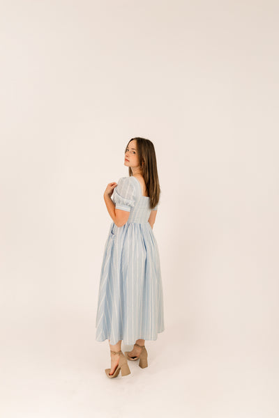 Sky Gingham Dress