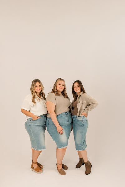 Drew Denim Skirt