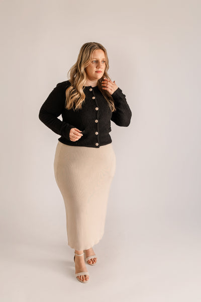 Knit Midi Skirt