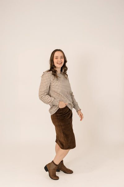 Corduroy Skirt