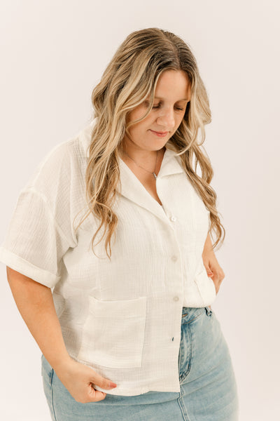 Harper Collared Top
