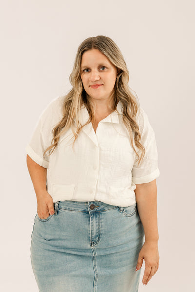 Harper Collared Top