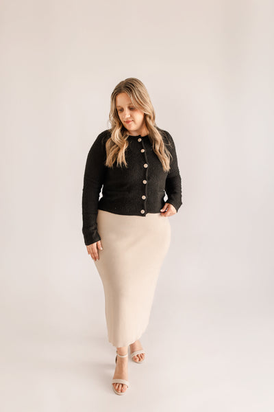 Knit Midi Skirt