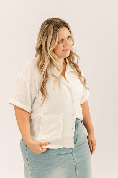 Harper Collared Top