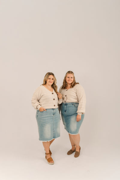 Drew Denim Skirt