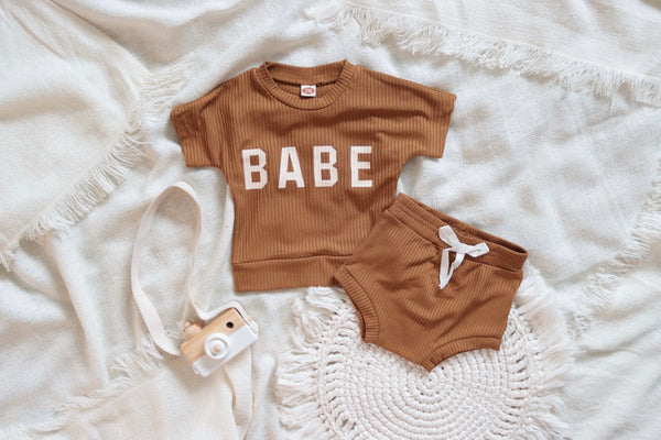 BABE Shorts Set